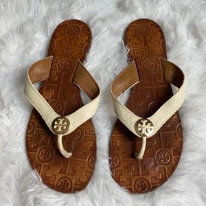 Tory Burch Thora Thong Sandal ecru
